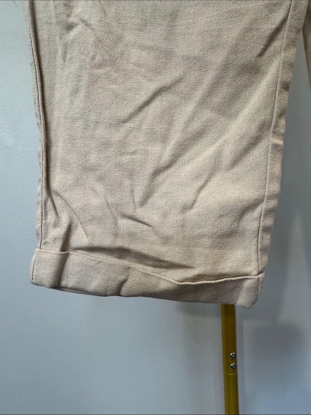 Cl Sono Linen-Effect Drawstring ankle pants in Beige NWT XL - Picture 7 of 14